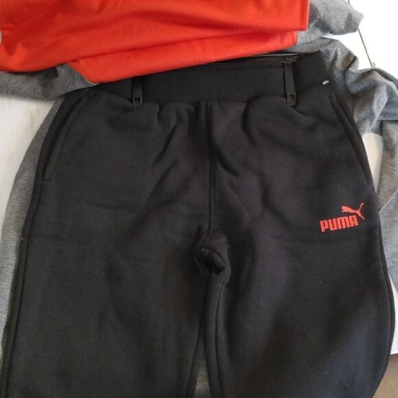 Boy's 3 Piece Puma Pants Shirt Active Wear Set Size XS 5/6 - Picture 6 of 7